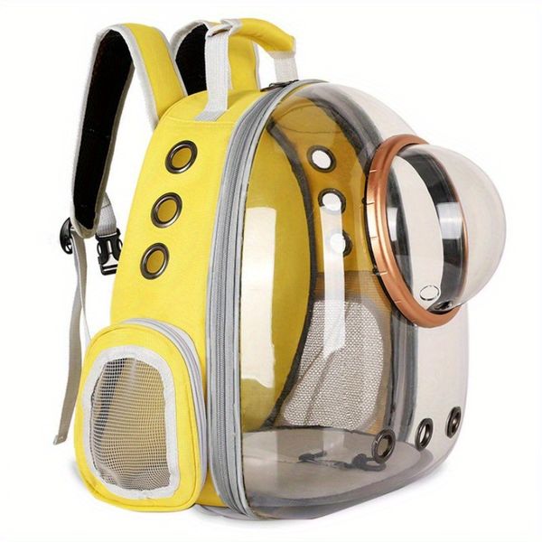 Sac à dos bulle pour chat, transport panoramique avec fenêtre transparente